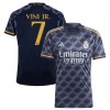 Camiseta de fútbol Real Madrid Vini Jr. 7 Segunda Equipación 23-24 - Hombre